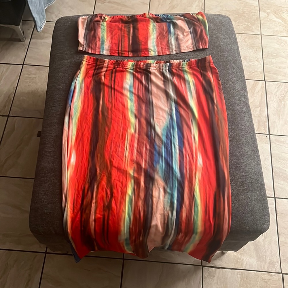2 piece rainbow set